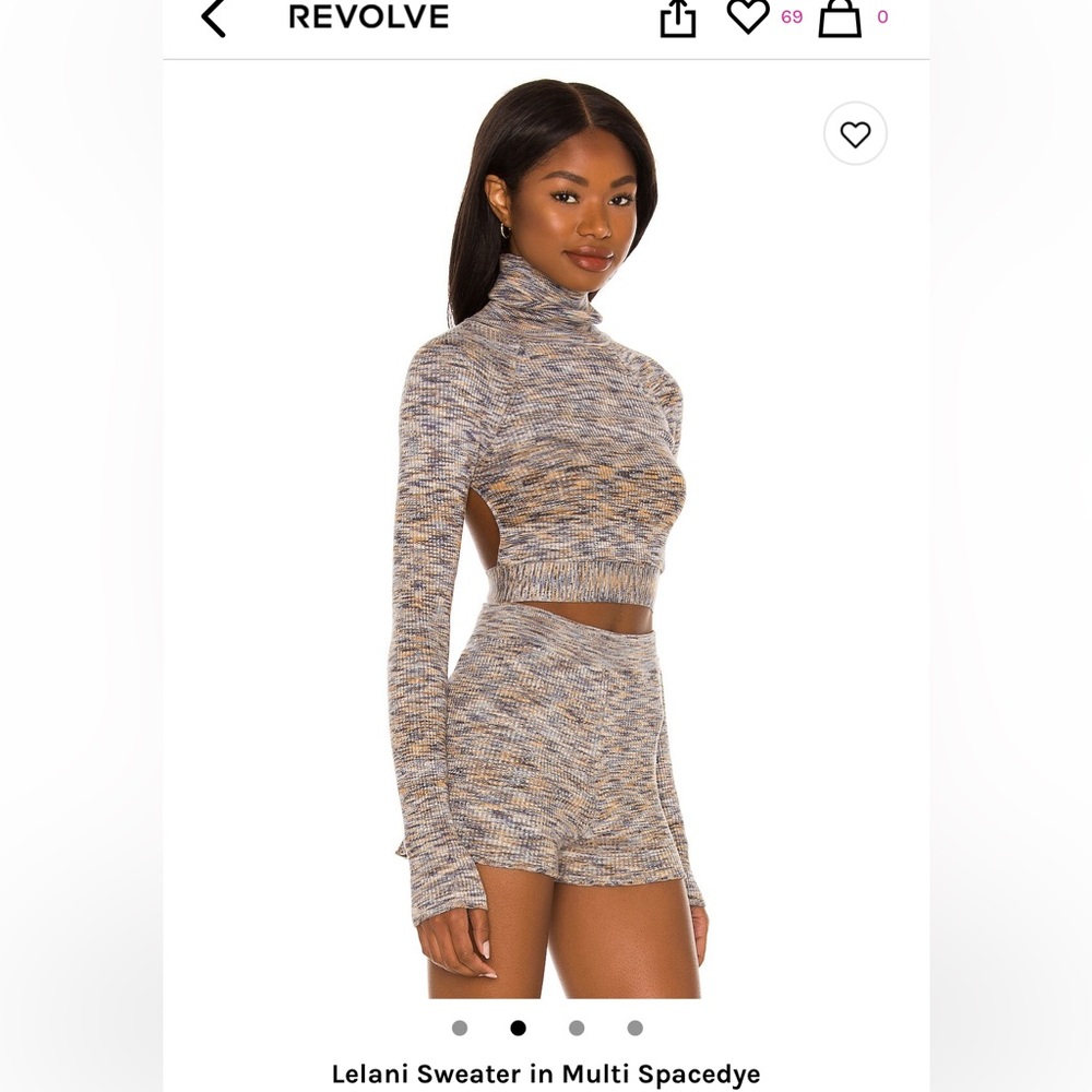 Lovers and friends lelani sweater in multi space dye